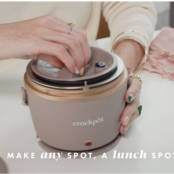 🆕 Crock-Pot - Crockpot On-The-Go Personal Food Warmer - Pink 20 oz - Picture 4 of 10